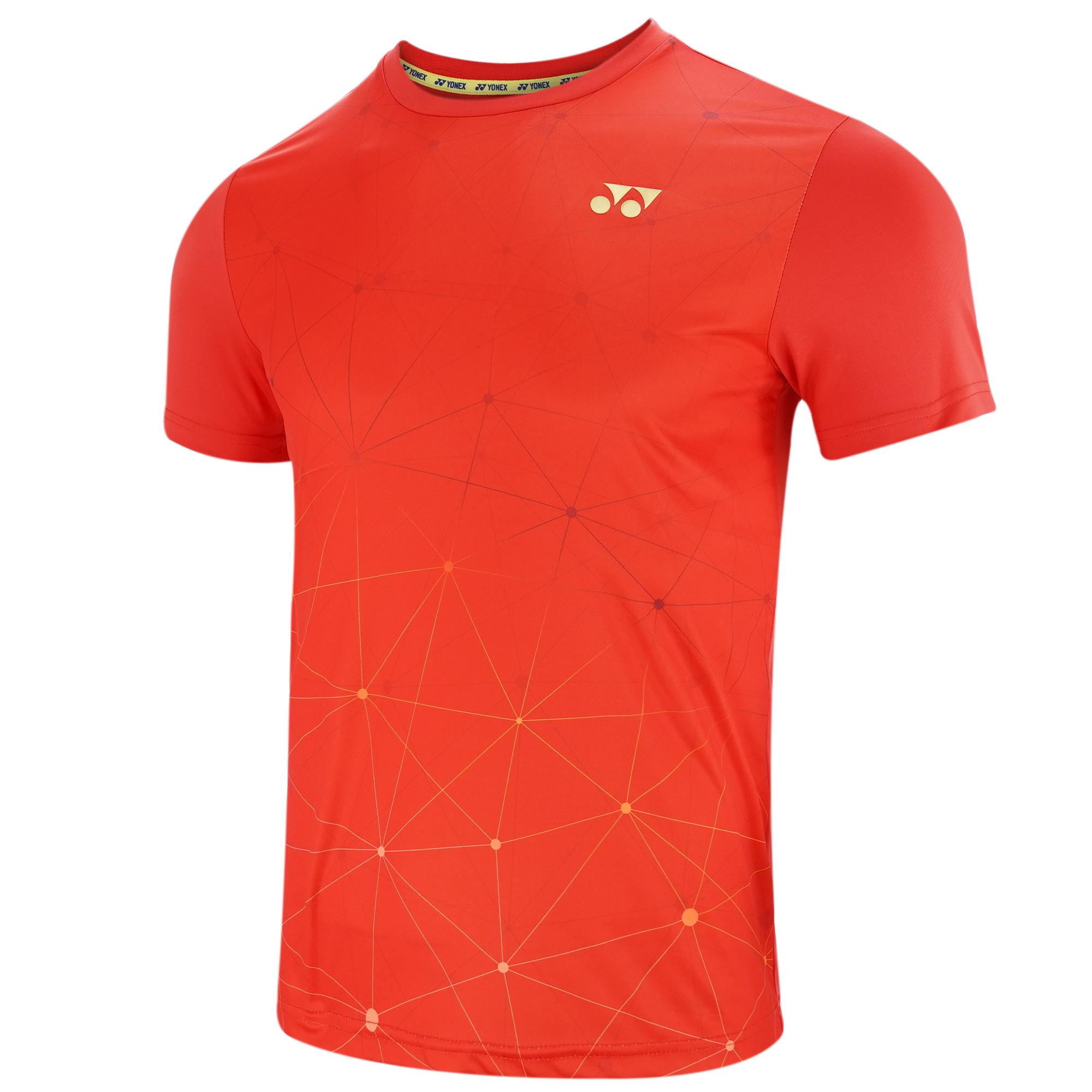 Yonex 10579J Junior Game Shirt, Kids, lime yellow (500), 130