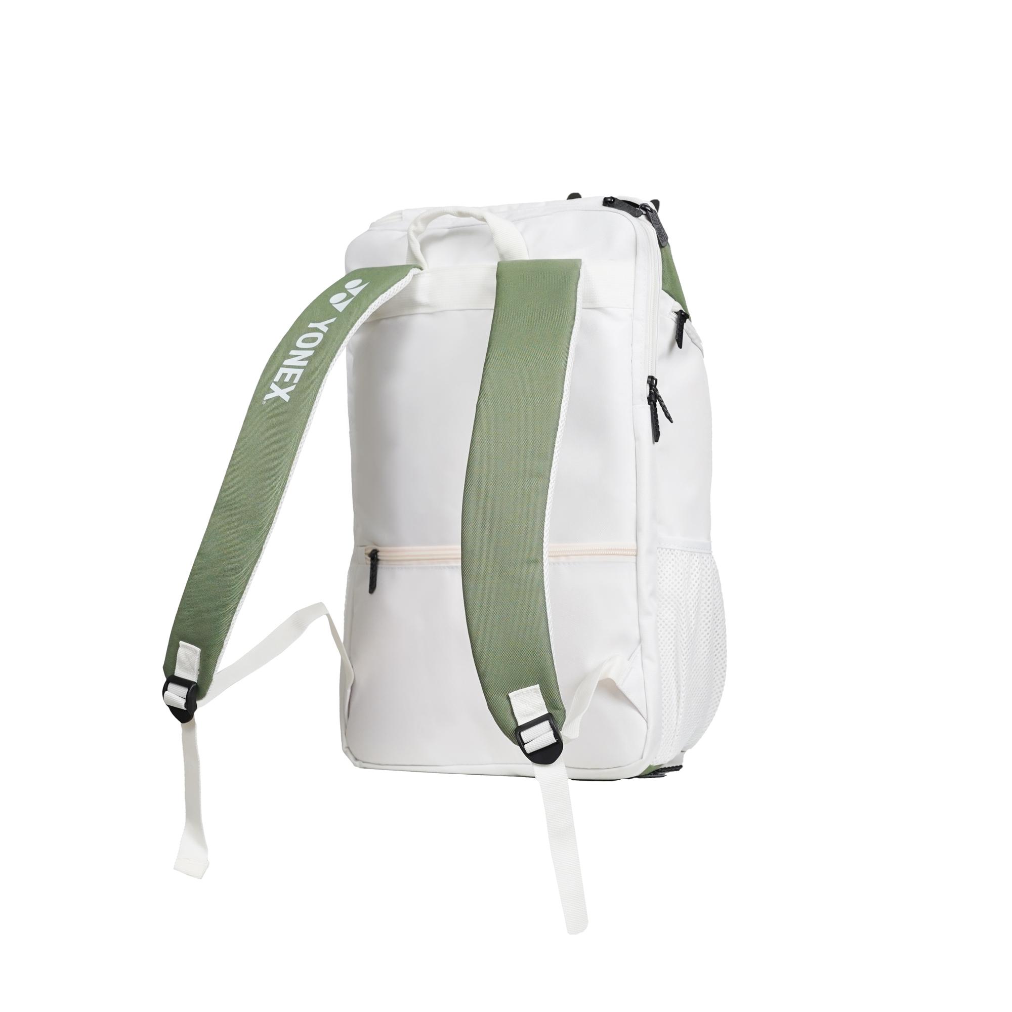 YONEX バドミントンバックパック ホワイト/グリーン Yonex Yonex ACTIVE RACQUET BACKPACK BA82422EX | Sunriseclick